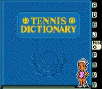 une photo d'Ã©cran de Mario Tennis (Game Boy) sur Nintendo Game Boy Color